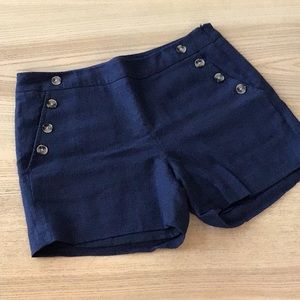 Adorable linen sailor shorts